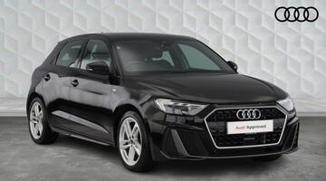 2023 Audi 1.0 TFSI 30 S line Sportback S Tronic Euro 6 5-door (Black) - Image: 1