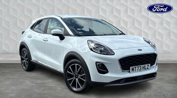 2023 Ford 1.0T EcoBoost MHEV Titanium Euro 6 5-door (White) - Image: 1