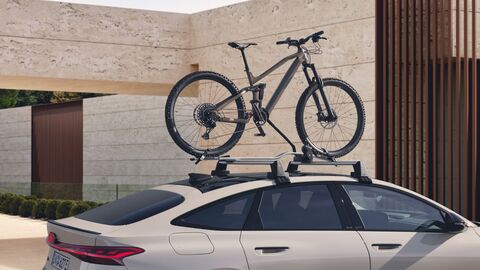 Audi roof-mounted bike carrier
